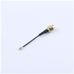 SMA公頭公針轉(zhuǎn)一代IPEX,RG1.37黑色線,線長(zhǎng)50mm——KH-SMAJ-IPEX-RG1.37-B50