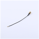 SMA公頭公針轉(zhuǎn)一代IPEX,RG1.37黑色線,線長(zhǎng)120mm——KH-SMAJ-IPEX-RG1.37-B120
