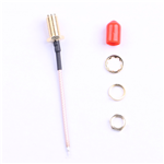 SMA鍍金外螺內孔，RG1.78線，L=60mm——KH-122-178SMA-60