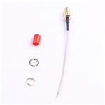 SMA鍍金外螺內孔，RG1.78線，L=100mm——KH-122-178SMA-100