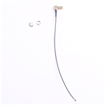 IPEX轉(zhuǎn)SMA鍍金彎頭，外螺內(nèi)孔，RG1.13黑色線材，L=200mm——KH-IPEX-SMA-W-200