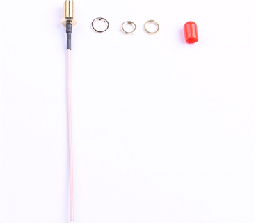SMA鍍金外螺內孔，RG1.78線，L=120mm——KH-122-178SMA-120